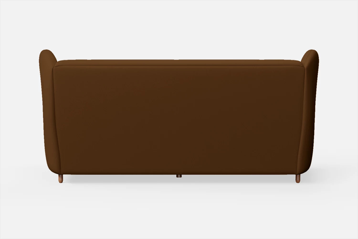 Sassari 3 Seater Sofa Walnut Brown Leather