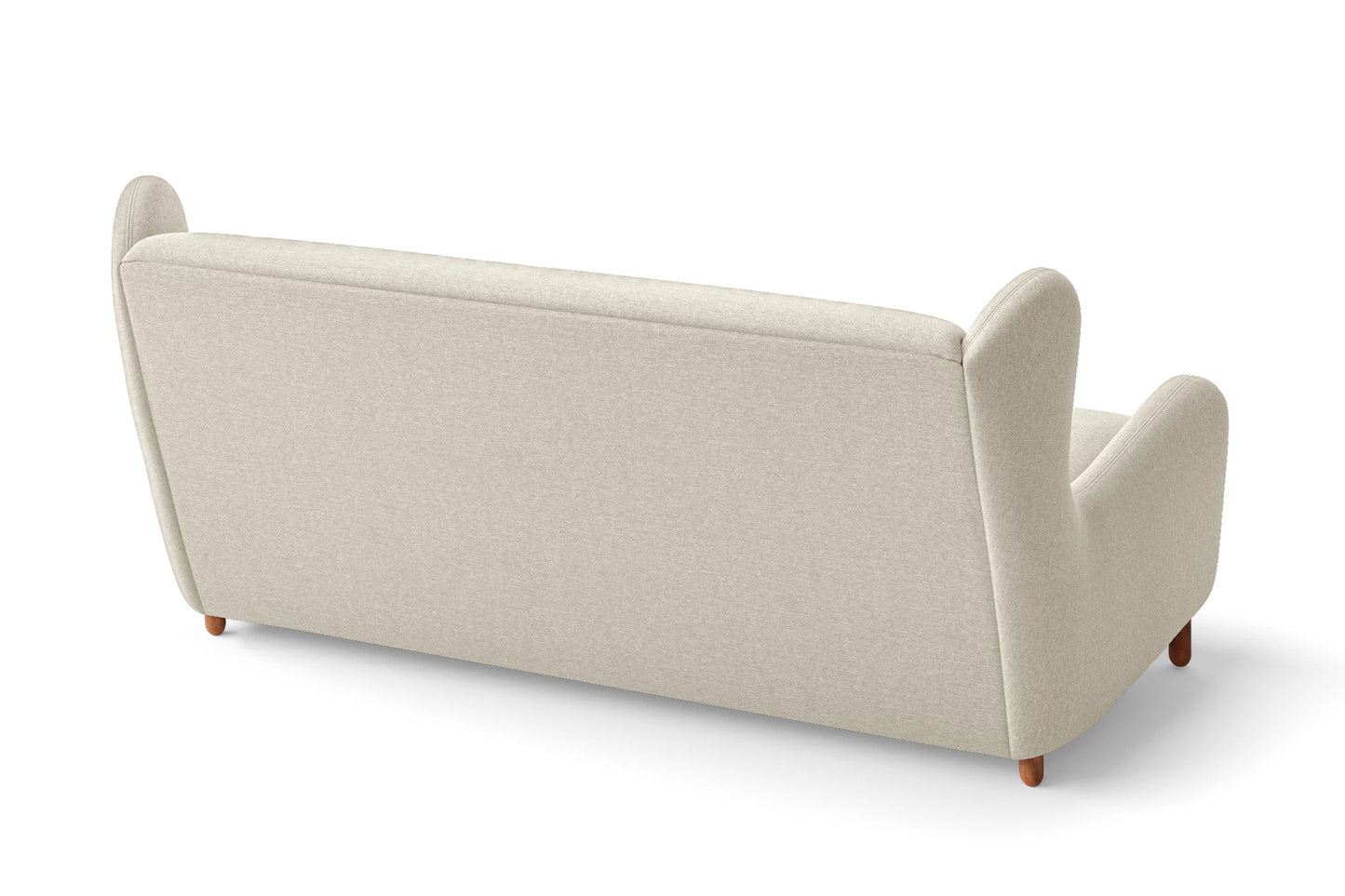 Sassari 3 Seater Sofa Cream Linen Fabric