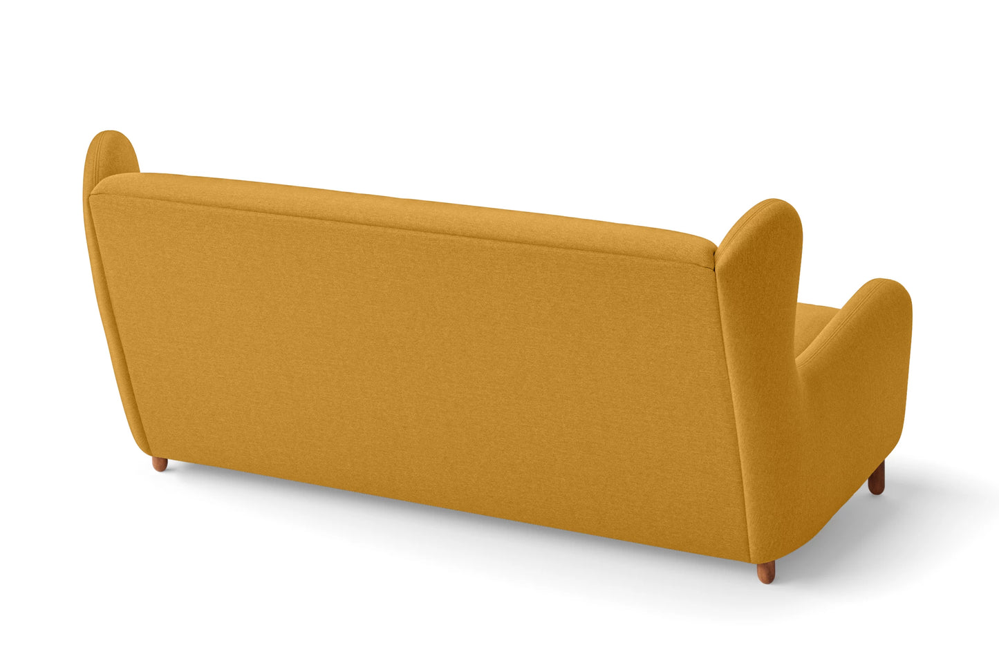 Sassari 3 Seater Sofa Yellow Linen Fabric