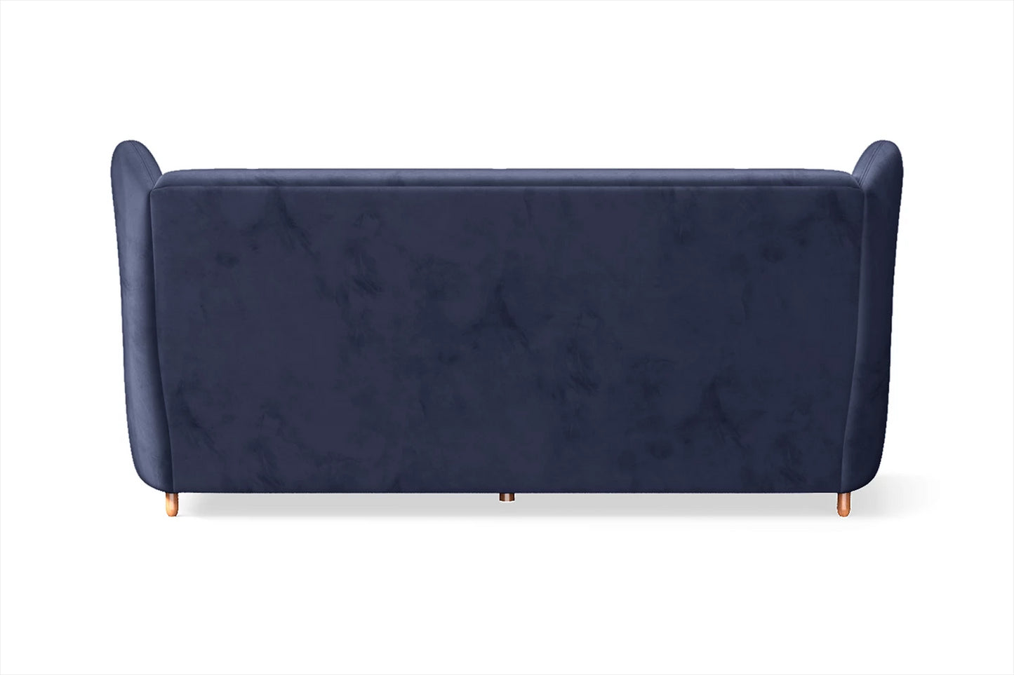 Sassari 3 Seater Sofa Dark Blue Velvet