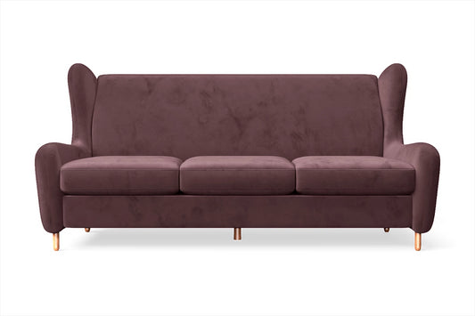 Sassari 3 Seater Sofa Grape Velvet