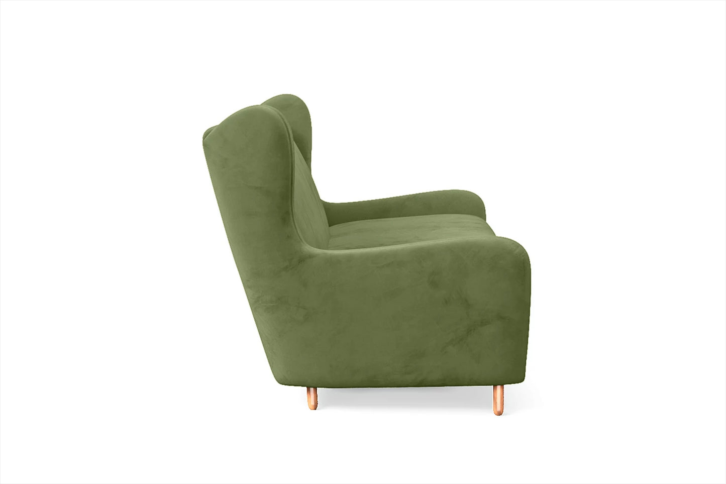 Sassari 3 Seater Sofa Lime Velvet