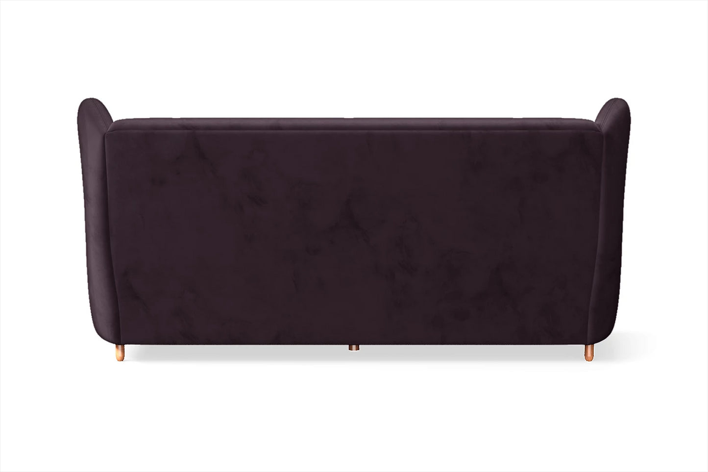 Sassari 3 Seater Sofa Purple Velvet