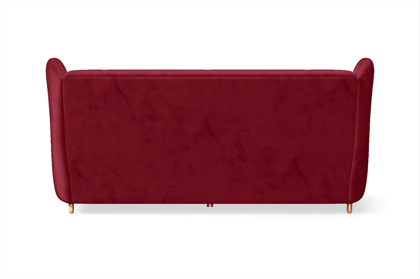 Sassari 3 Seater Sofa Red Velvet