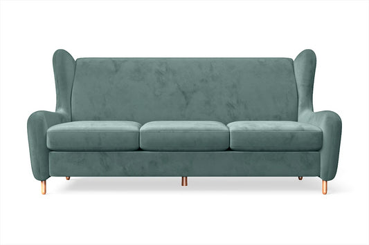 Sassari 3 Seater Sofa Teal Velvet