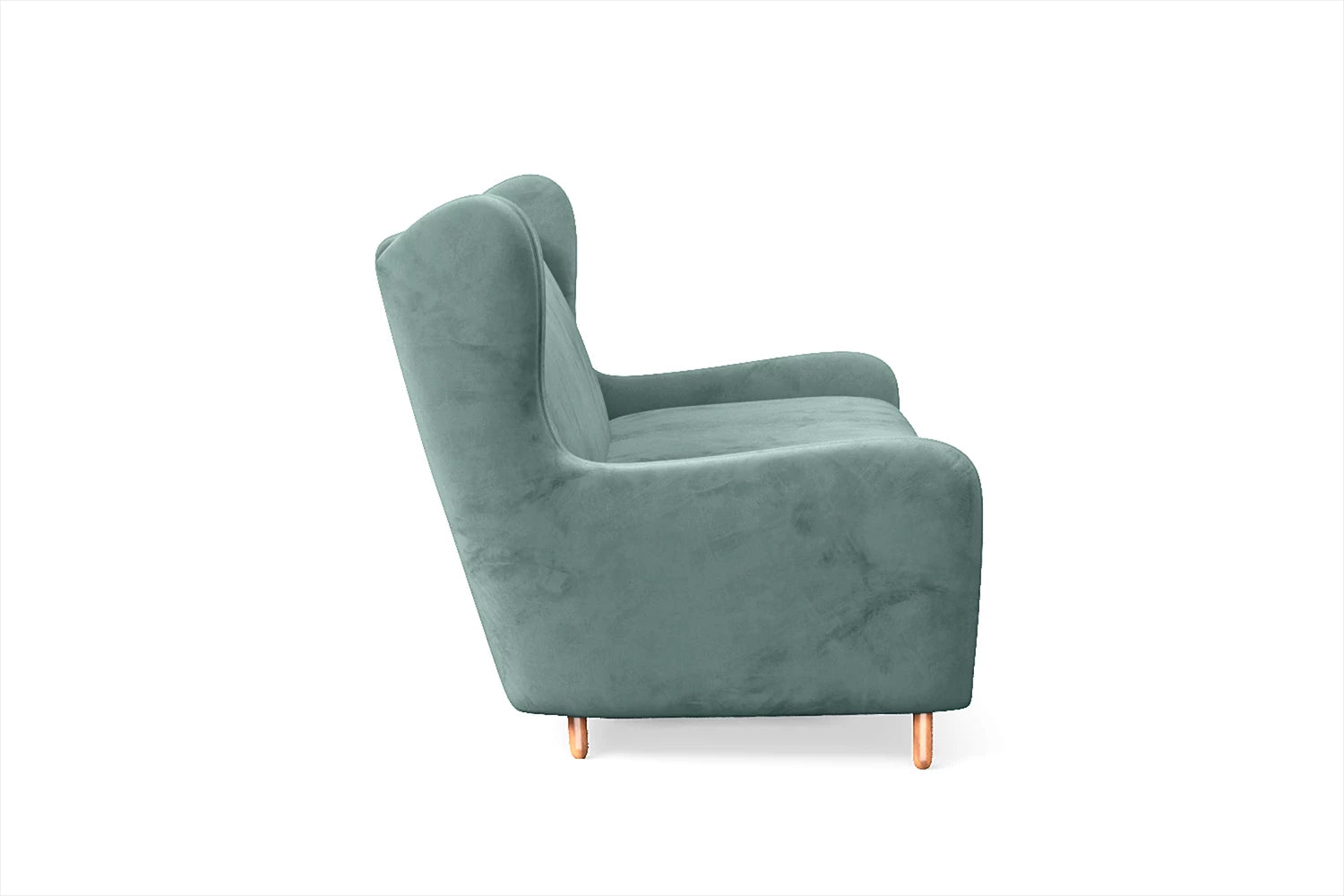 Sassari 3 Seater Sofa Teal Velvet