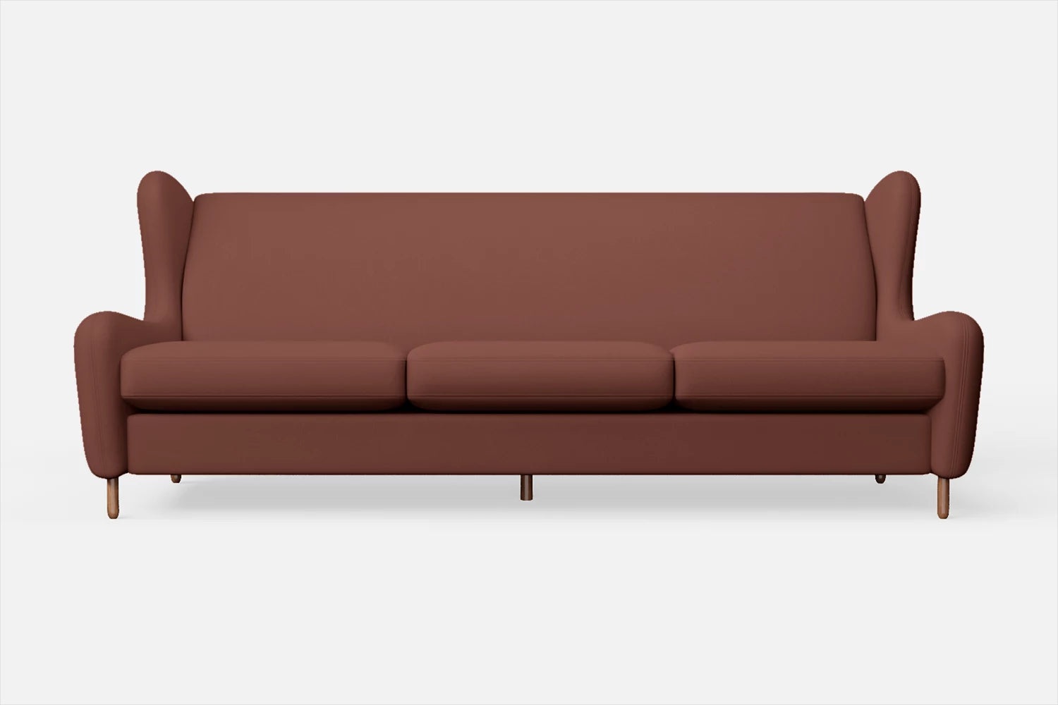 Sassari 4 Seater Sofa Mauve Leather