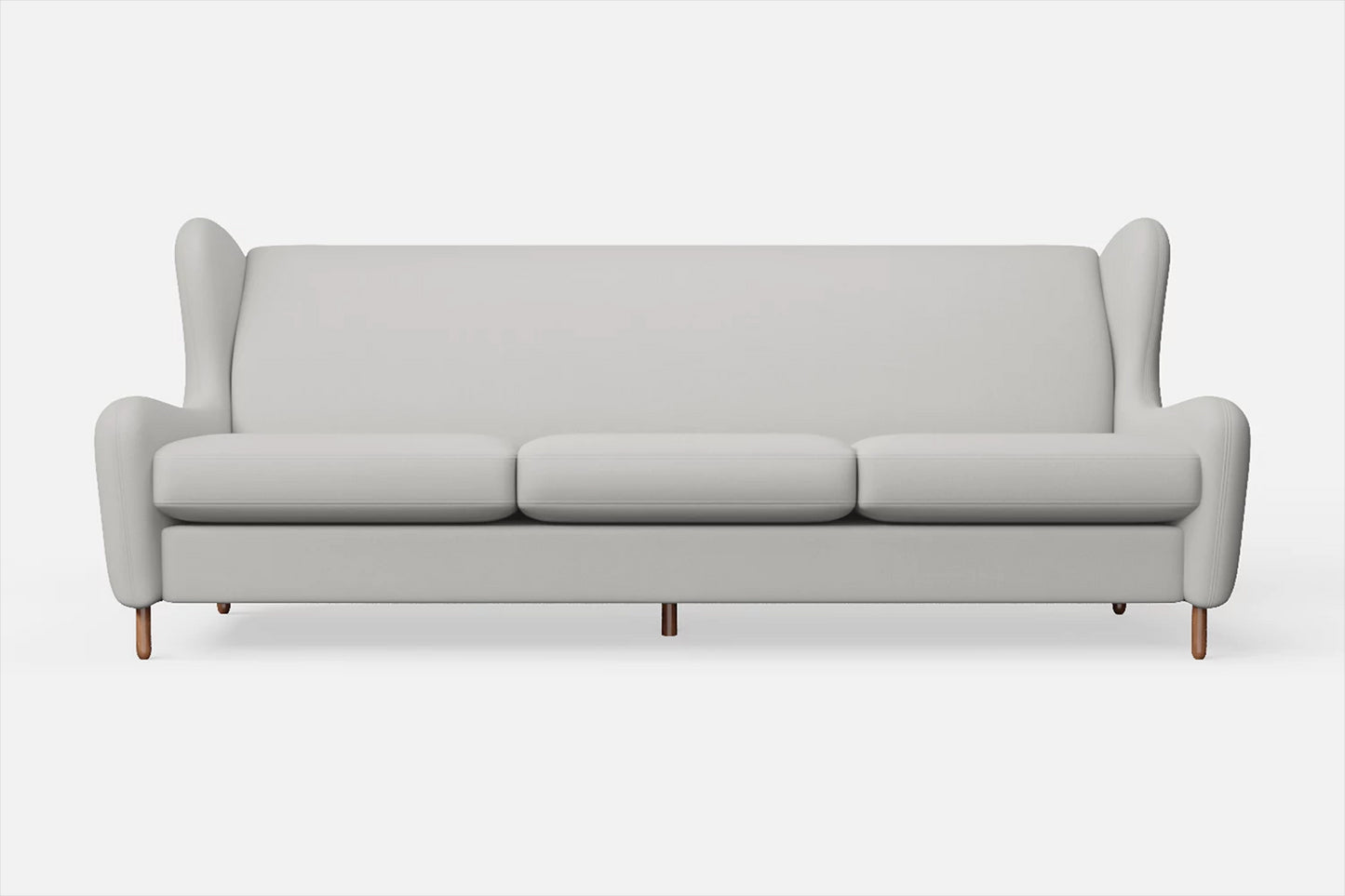 Sassari 4 Seater Sofa White Leather