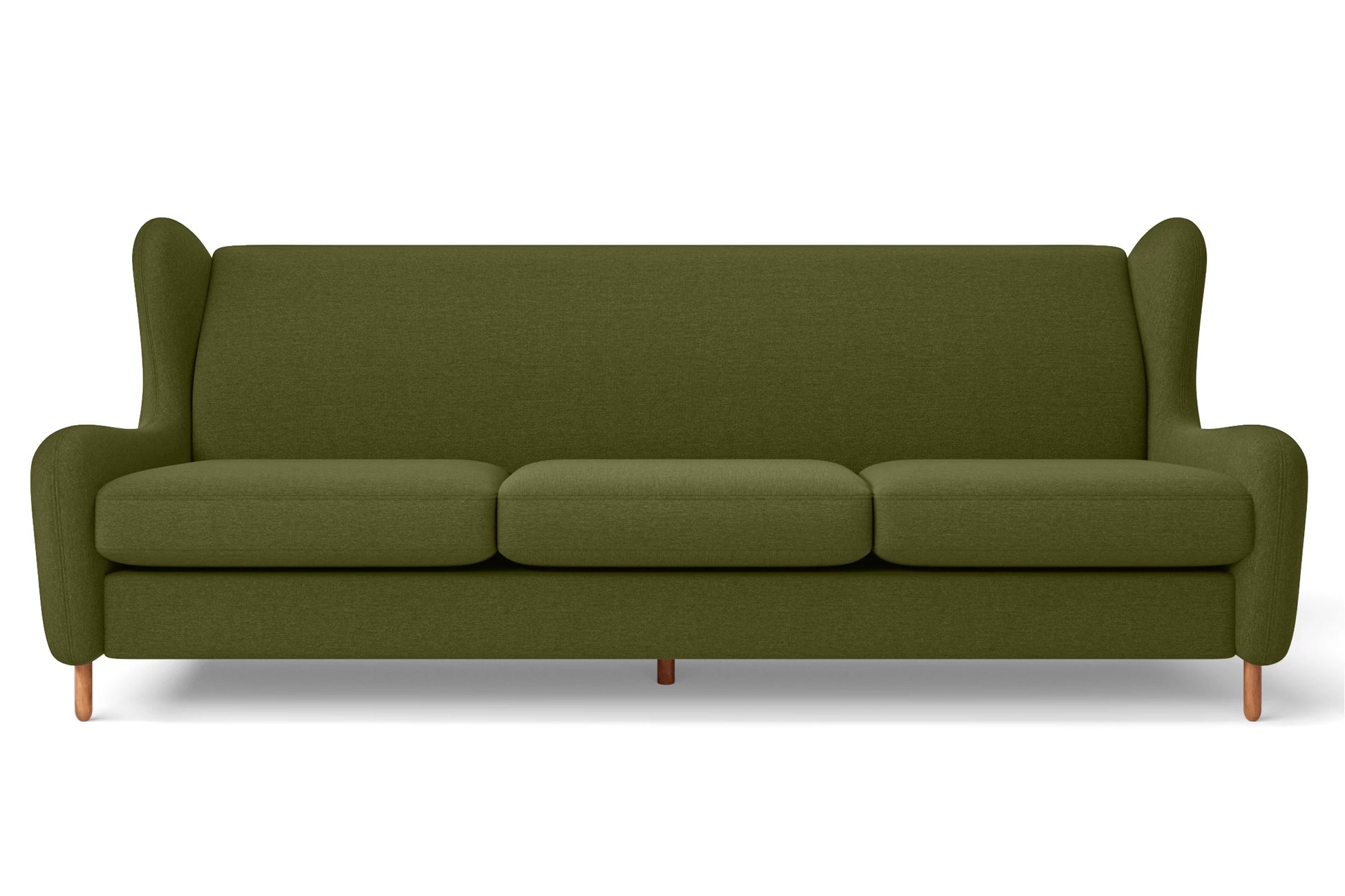 Sassari 4 Seater Sofa Olive Linen Fabric