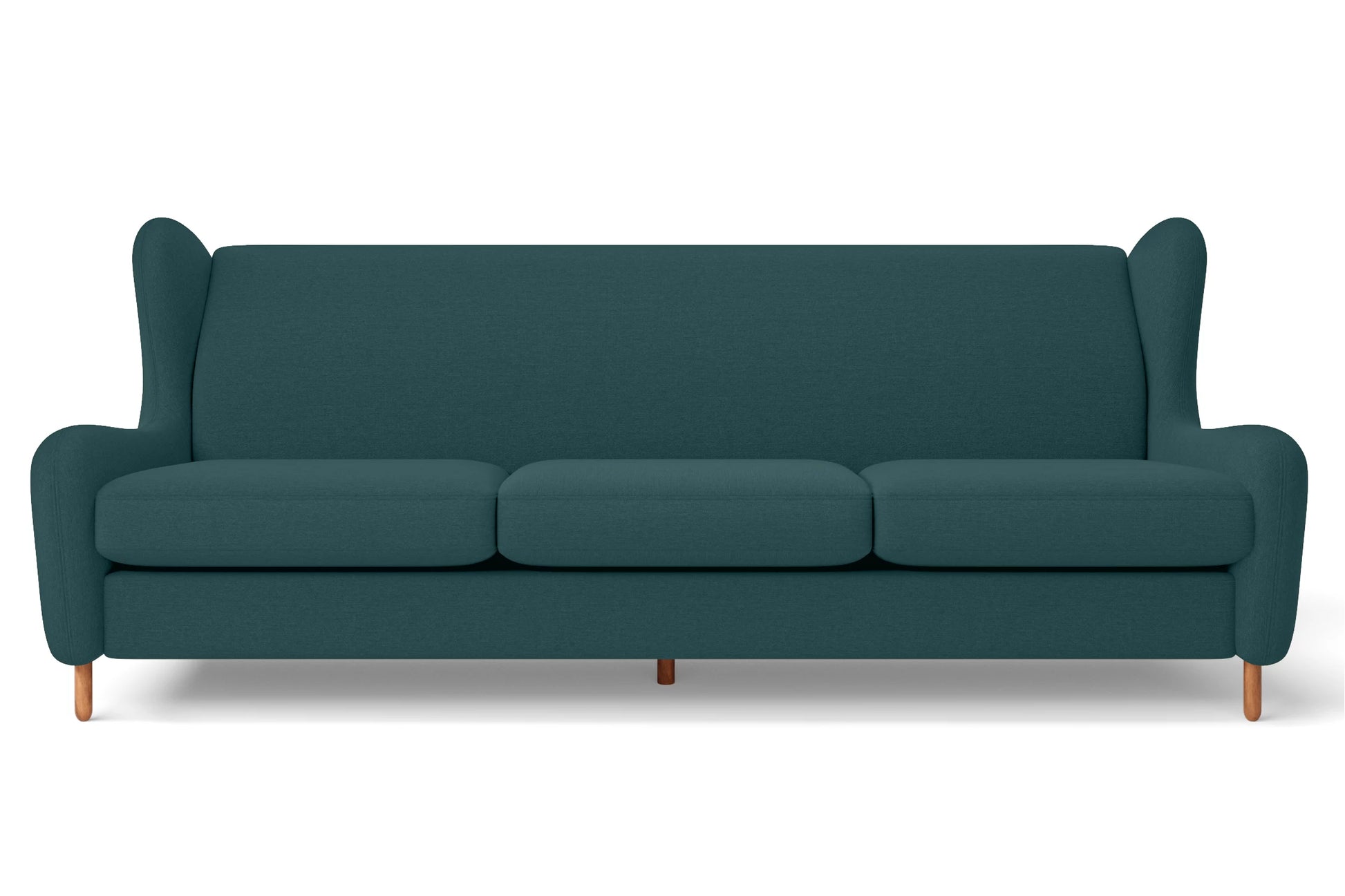 Sassari 4 Seater Sofa Teal Linen Fabric