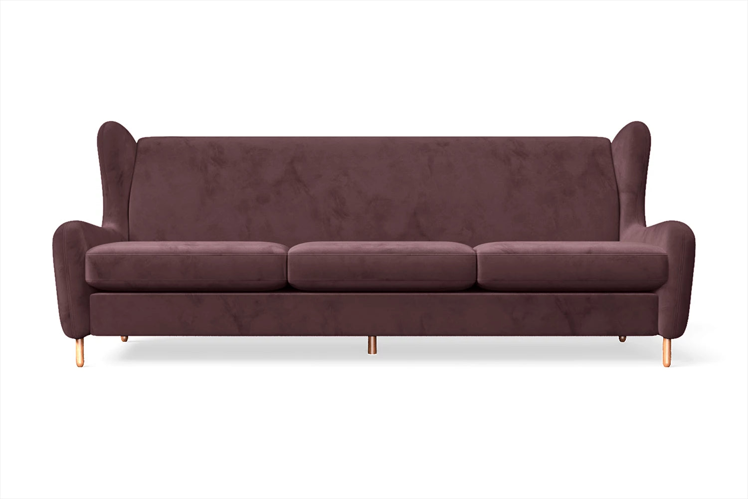 Sassari 4 Seater Sofa Grape Velvet