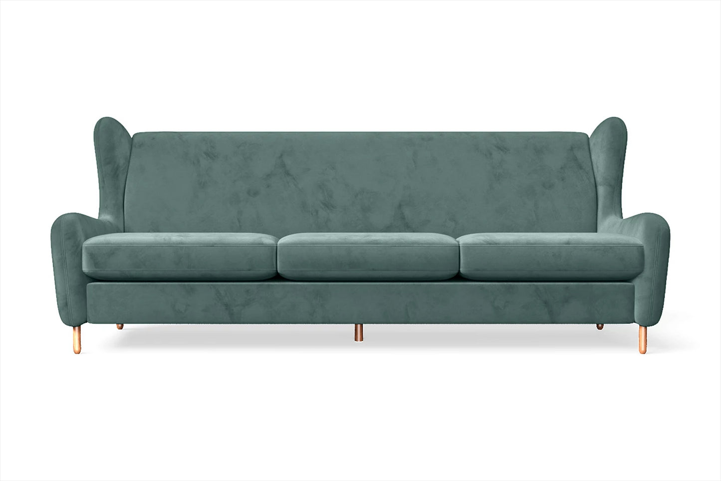 Sassari 4 Seater Sofa Teal Velvet