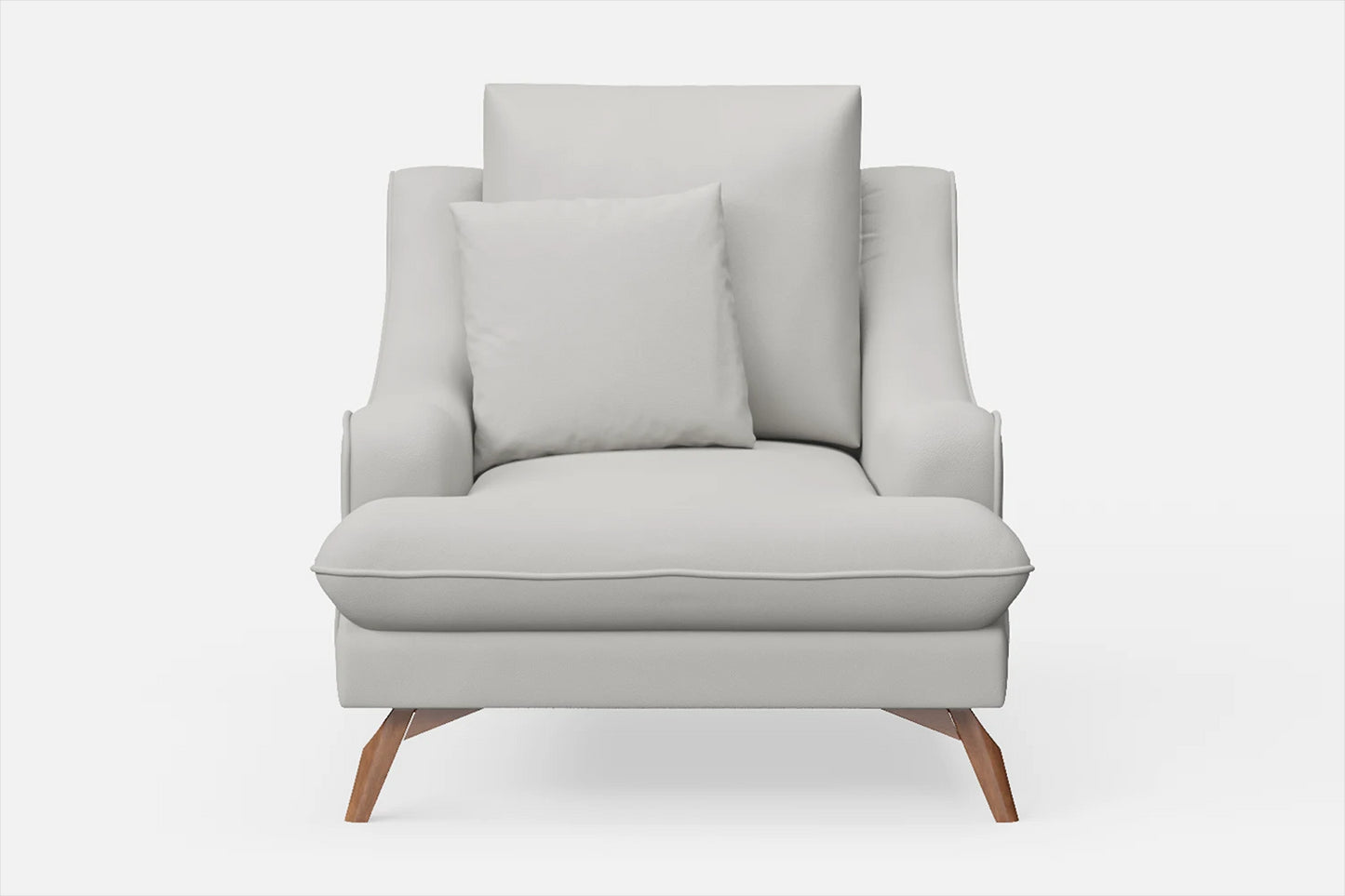 Savona Armchair White Leather