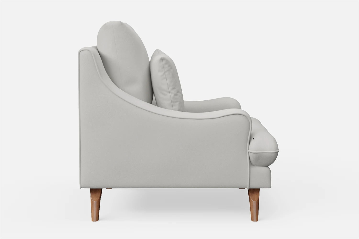 Savona Armchair White Leather