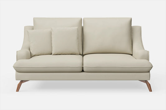 Savona 2 Seater Sofa Cream Leather