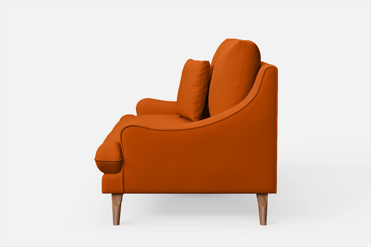 Savona 2 Seater Sofa Orange Leather