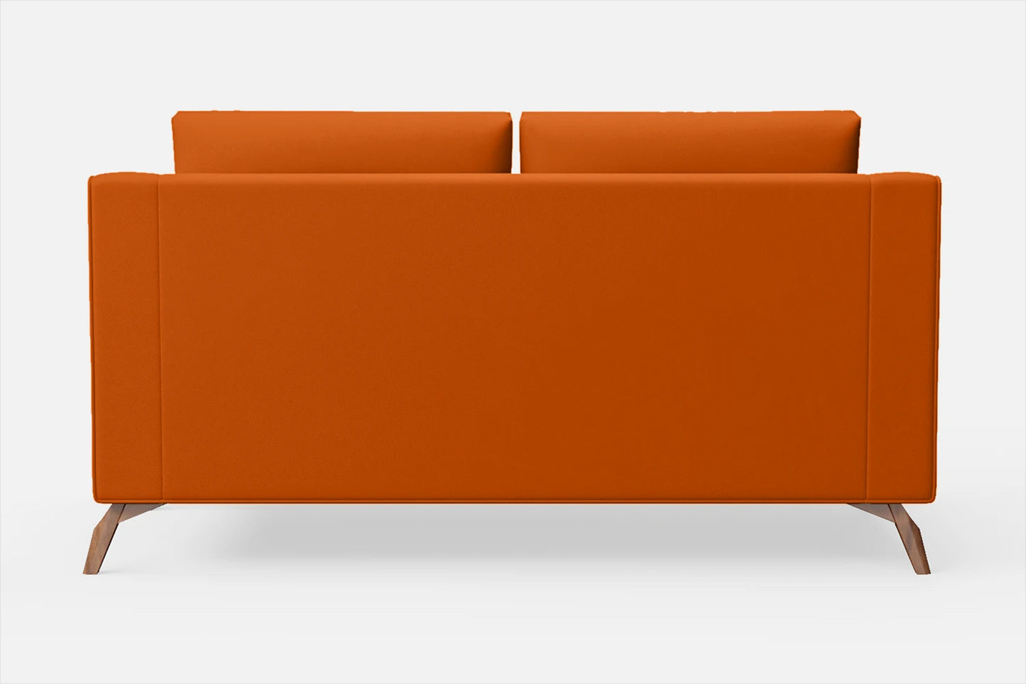 Savona 2 Seater Sofa Orange Leather