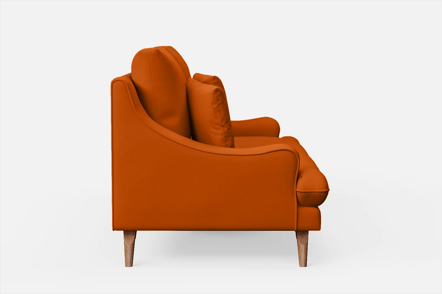 Savona 2 Seater Sofa Orange Leather