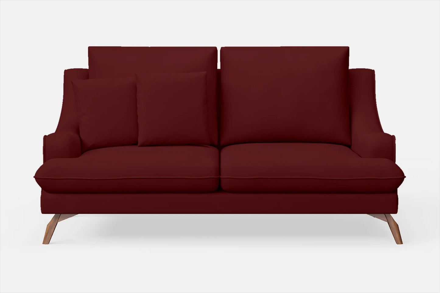 Savona 2 Seater Sofa Red Leather