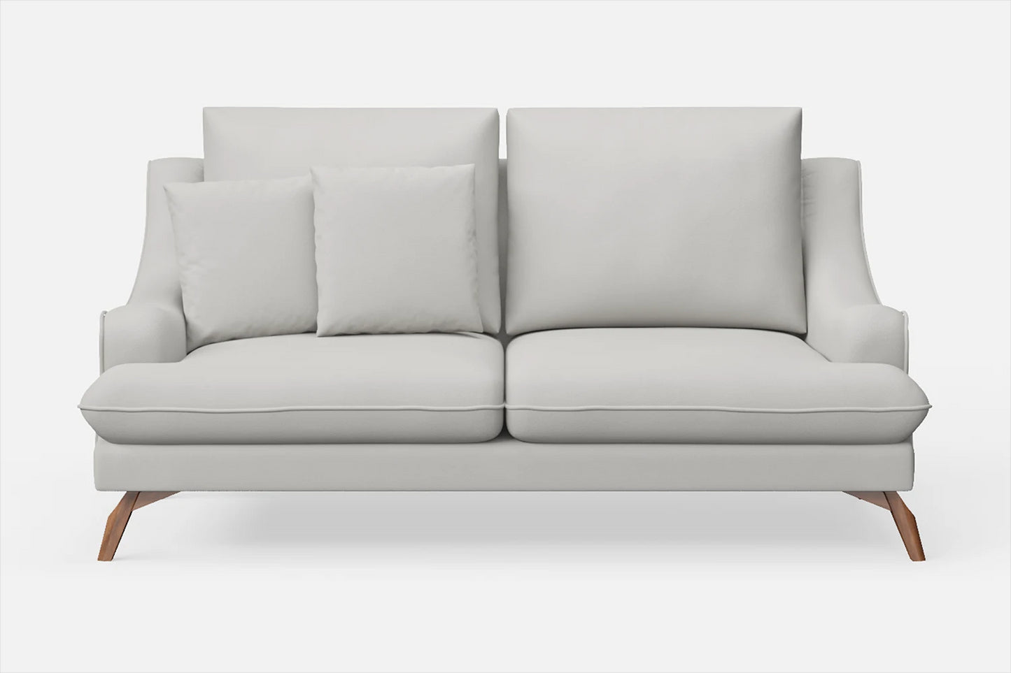 Savona 2 Seater Sofa White Leather