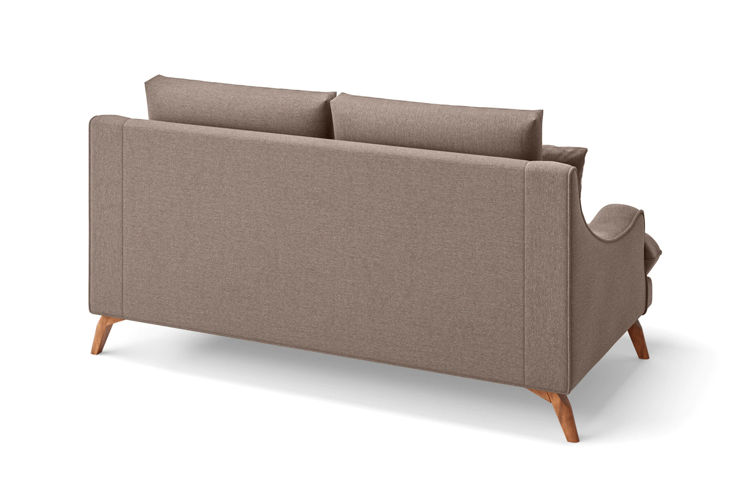 Savona 2 Seater Sofa Caramel Linen Fabric