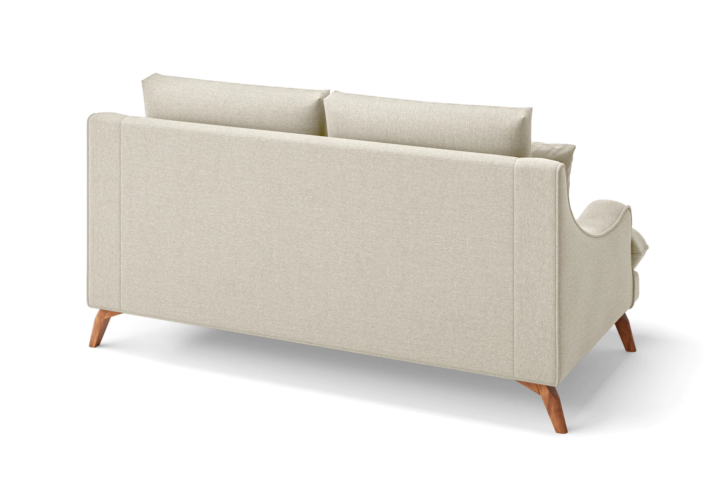 Savona 2 Seater Sofa Cream Linen Fabric