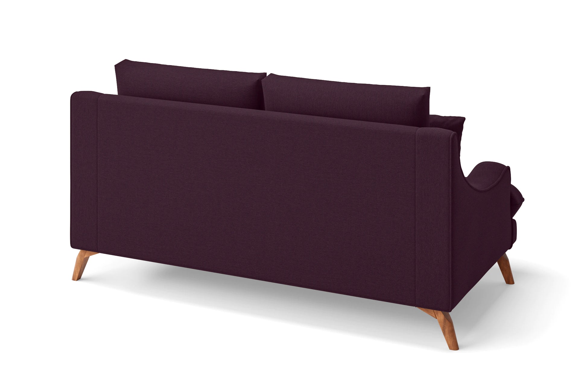 Savona 2 Seater Sofa Purple Linen Fabric