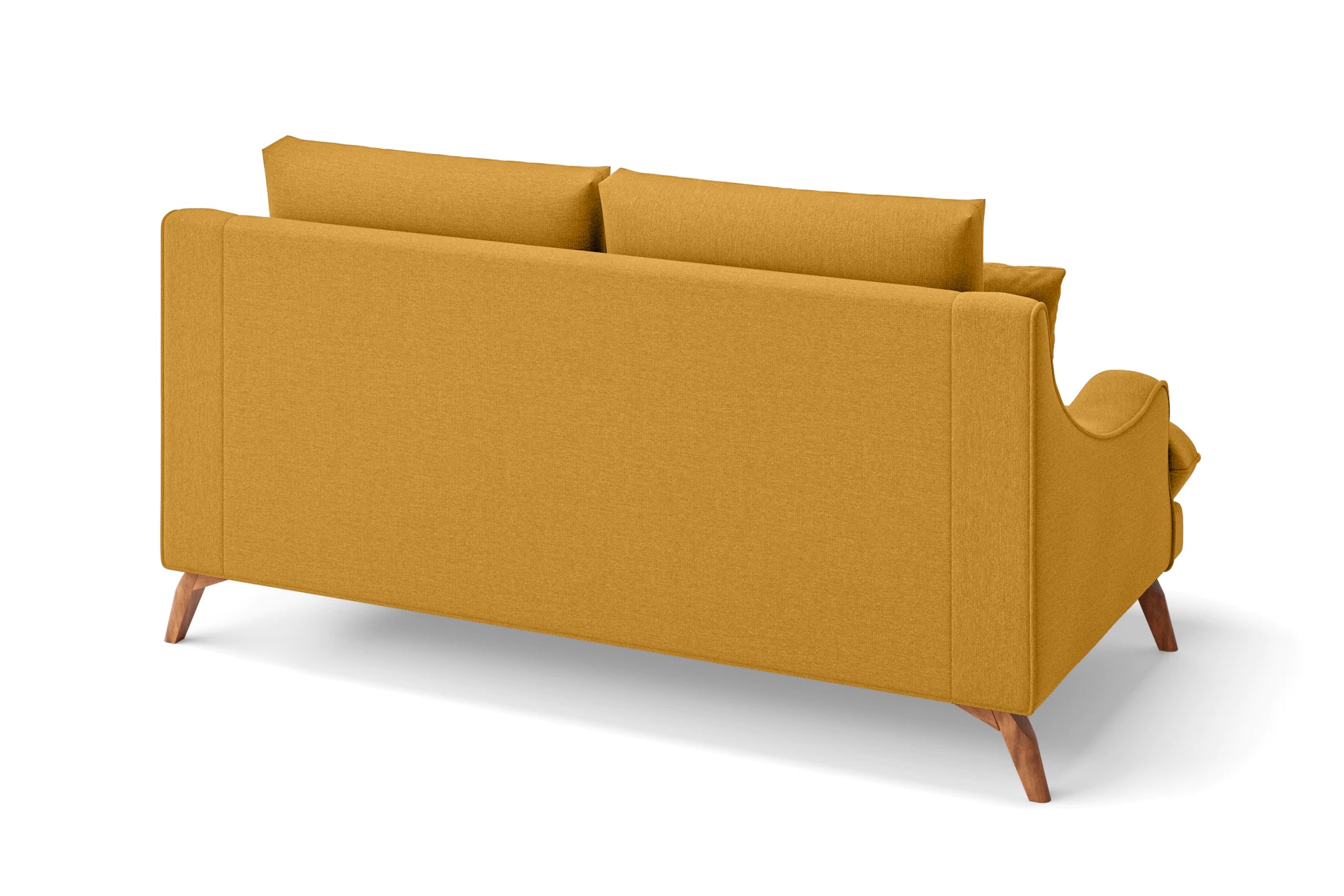 Savona 2 Seater Sofa Yellow Linen Fabric