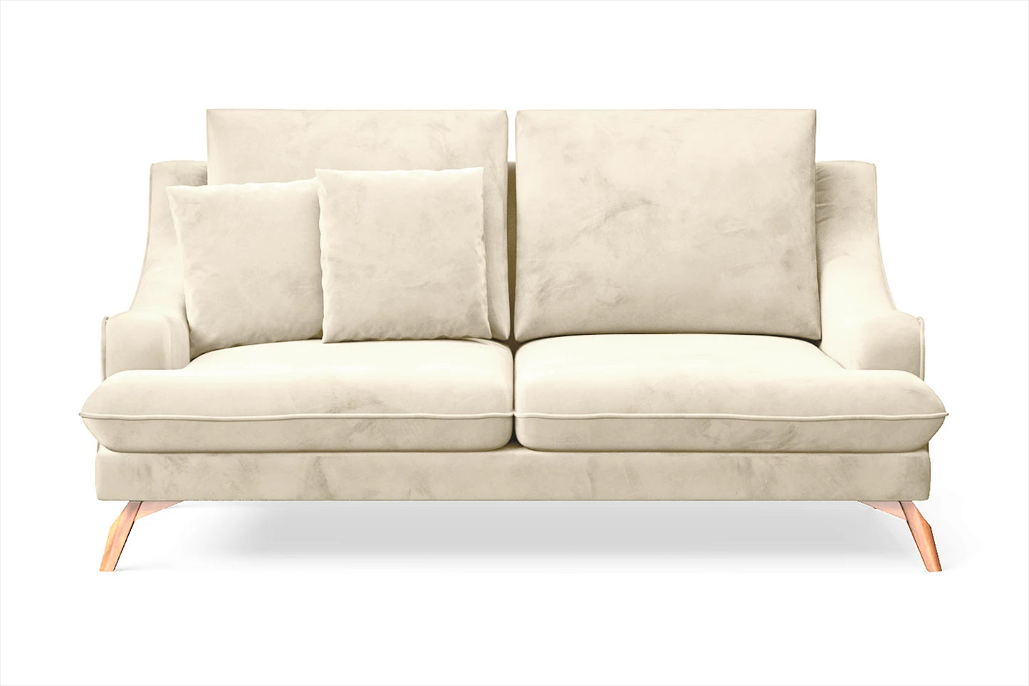 Savona 2 Seater Sofa Cream Velvet