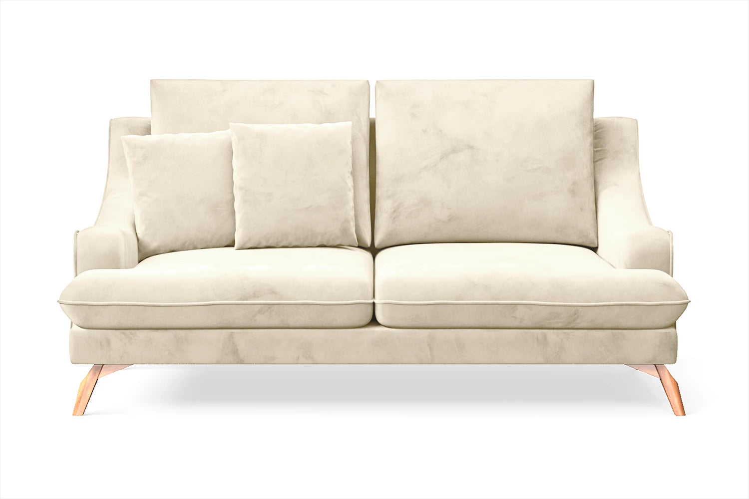 Savona 2 Seater Sofa Cream Velvet