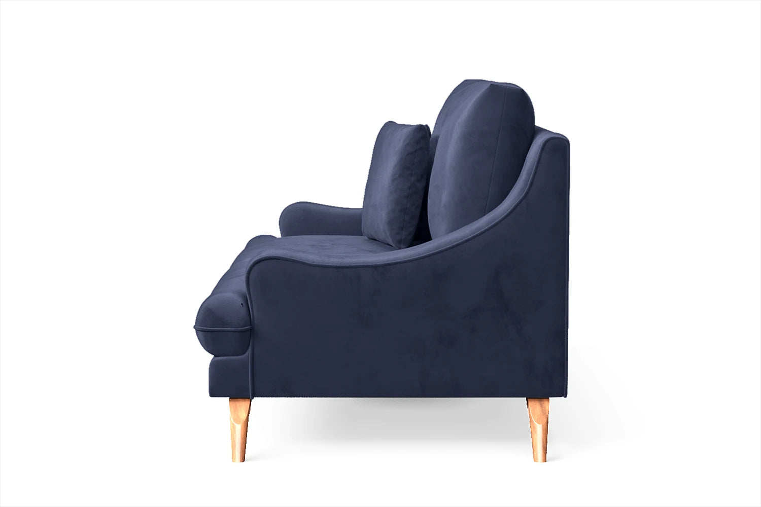 Savona 2 Seater Sofa Dark Blue Velvet