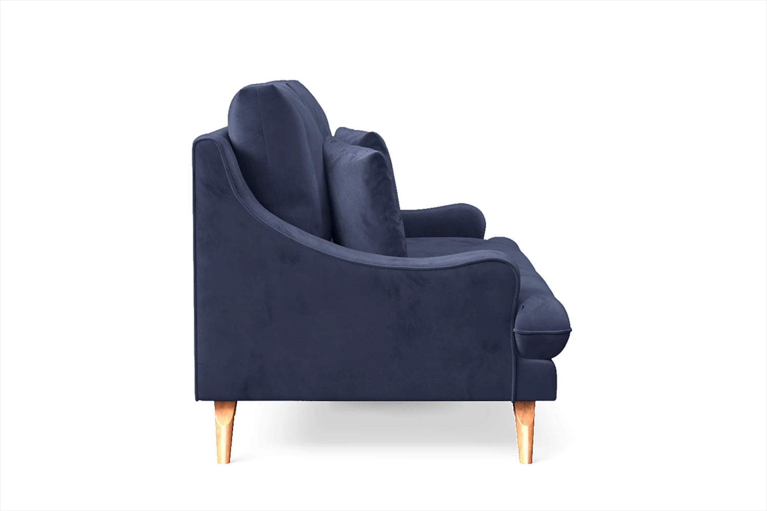 Savona 2 Seater Sofa Dark Blue Velvet