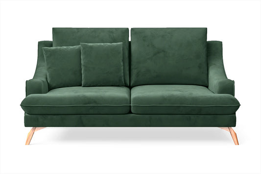 Savona 2 Seater Sofa Green Velvet