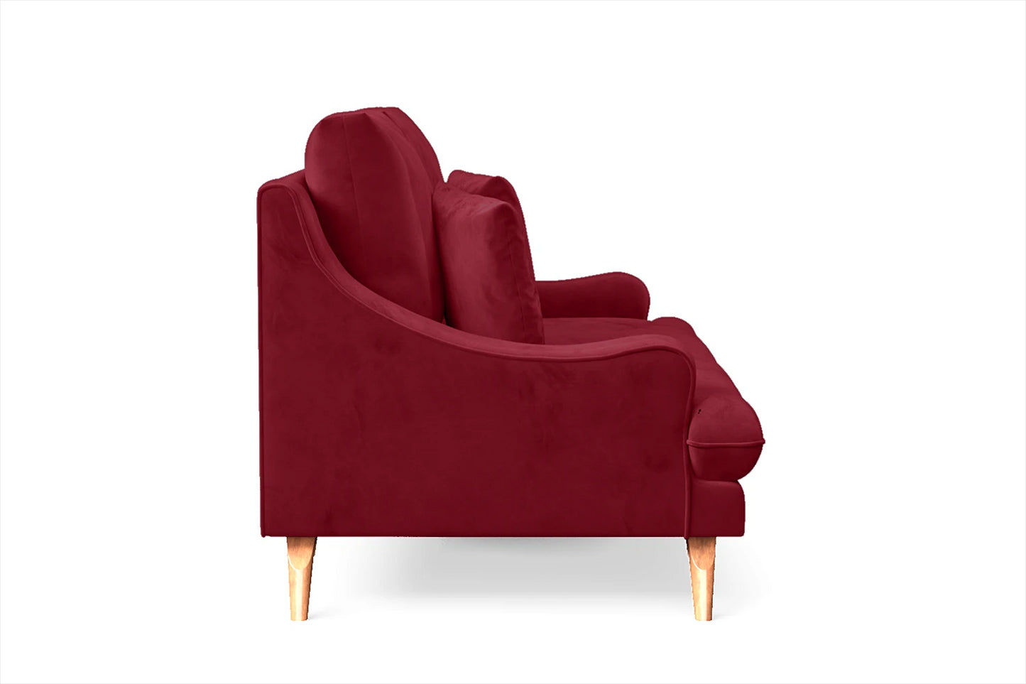 Savona 2 Seater Sofa Red Velvet