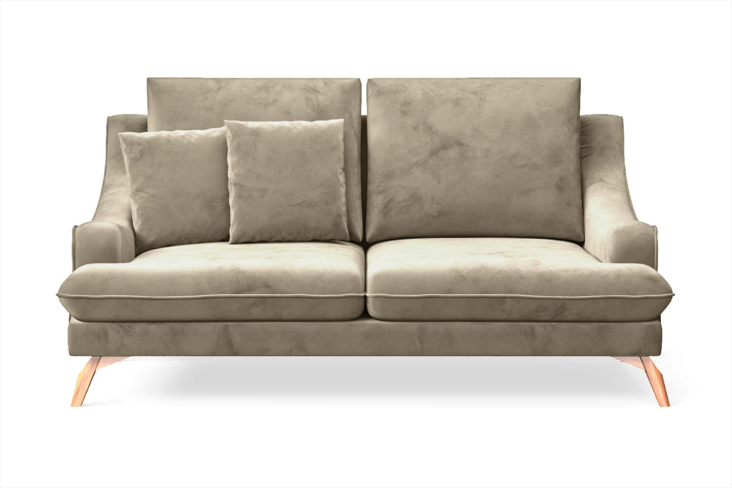 Savona 2 Seater Sofa Sand Velvet