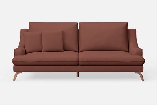 Savona 3 Seater Sofa Mauve Leather