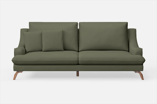 Savona 3 Seater Sofa Sage Leather