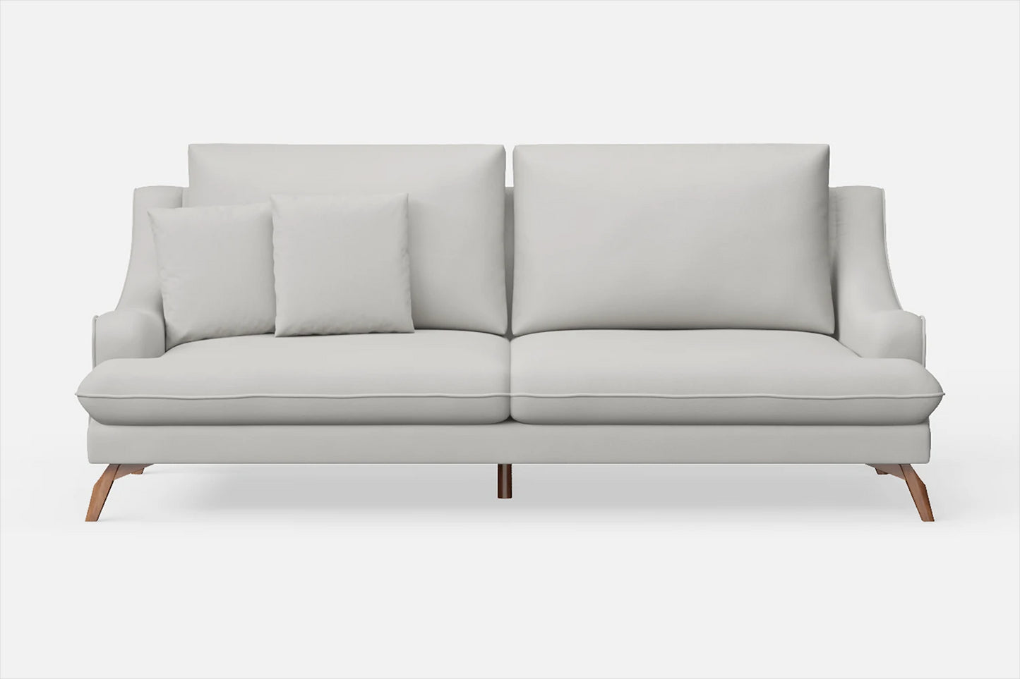 Savona 3 Seater Sofa White Leather