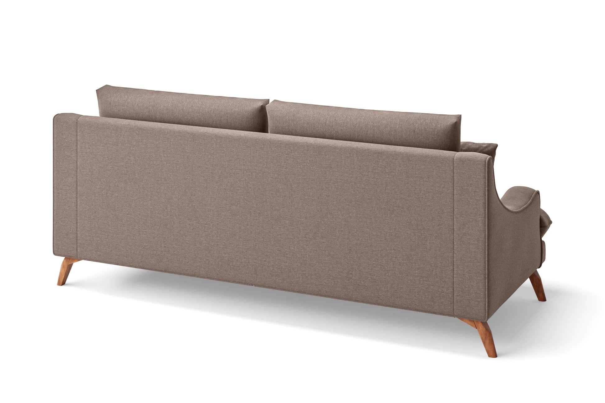 Savona 3 Seater Sofa Caramel Linen Fabric