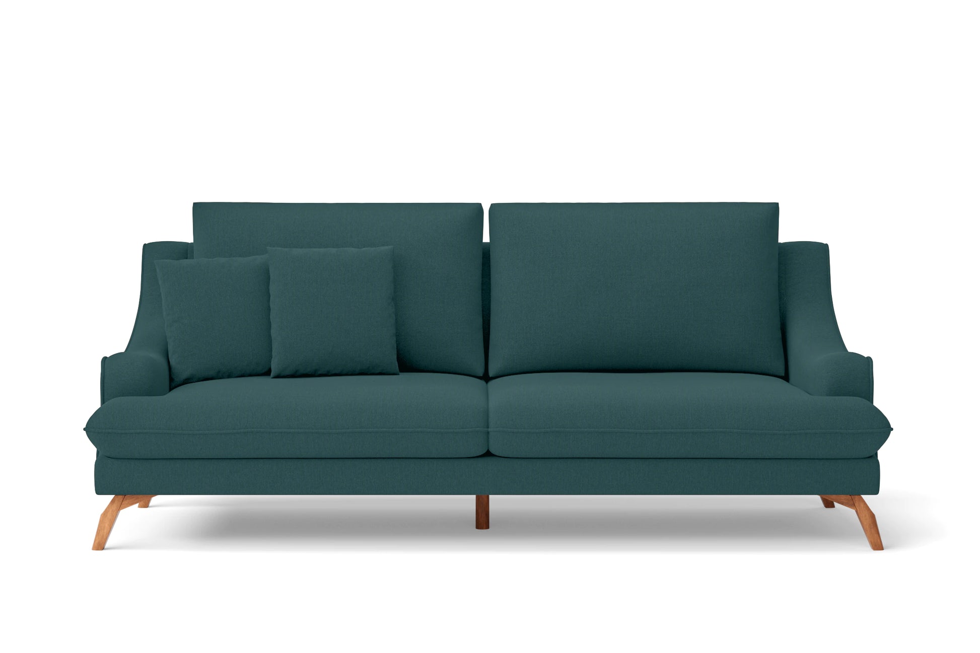 Savona 3 Seater Sofa Teal Linen Fabric