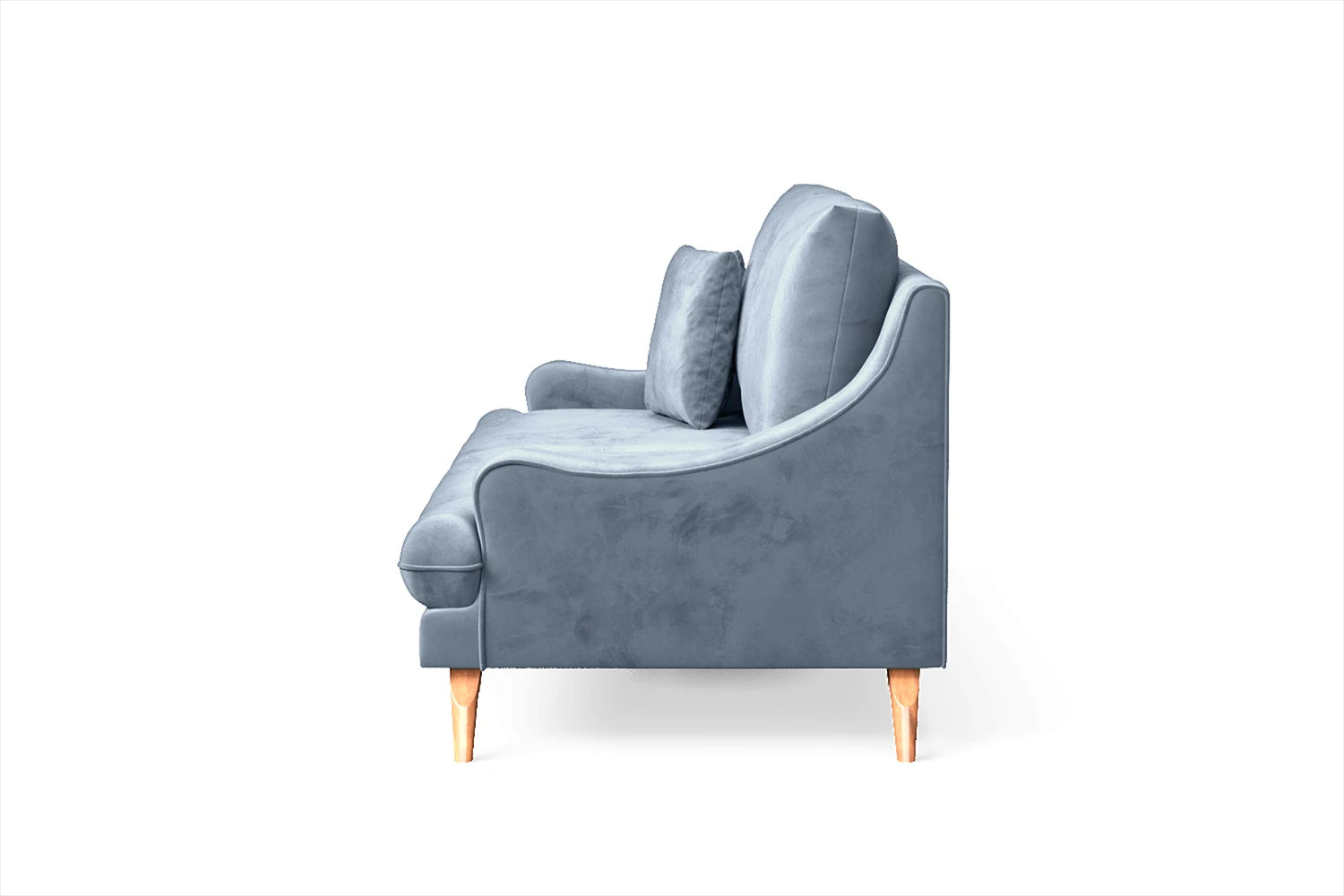 Savona 3 Seater Sofa Baby Blue Velvet