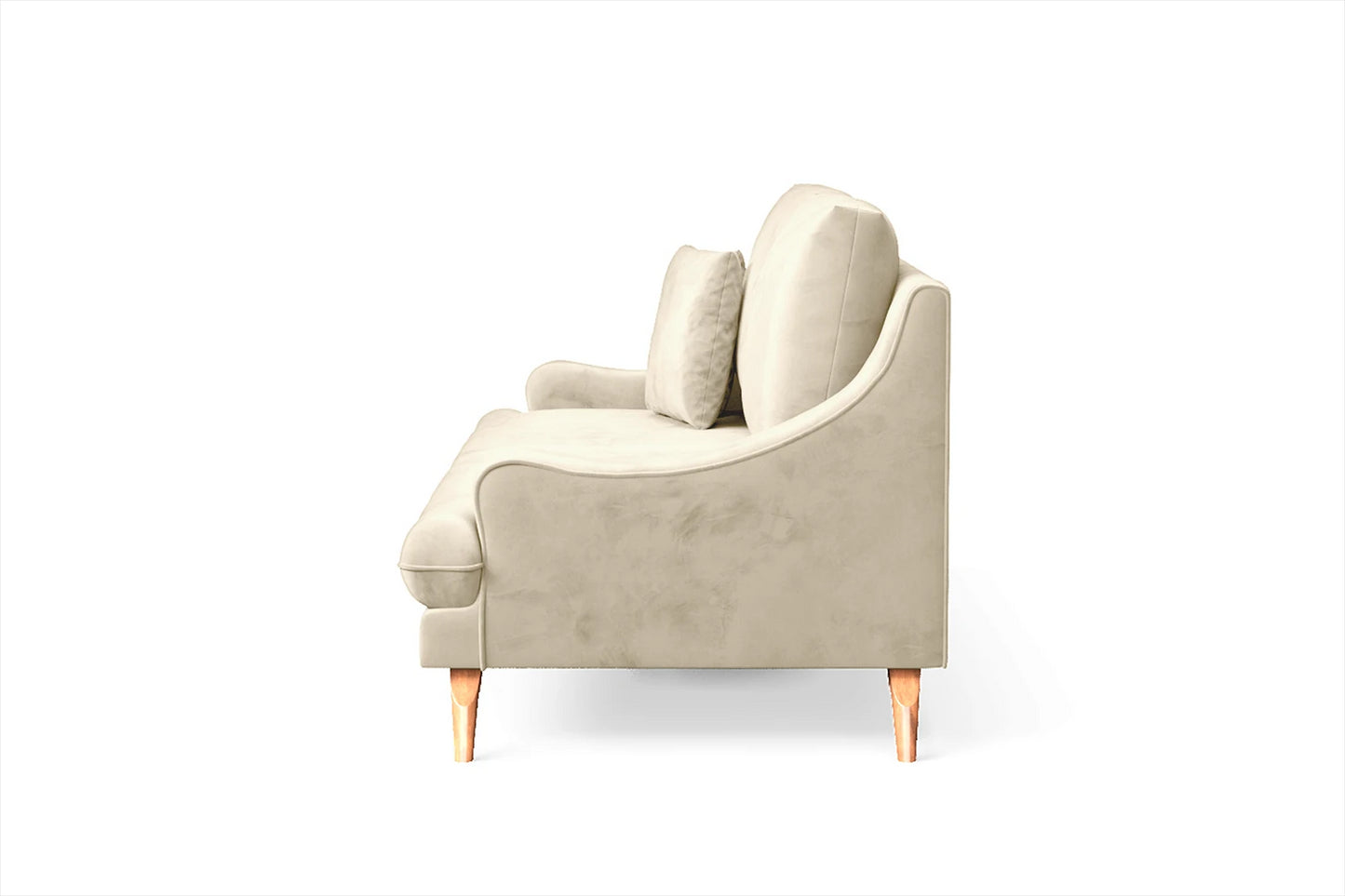 Savona 3 Seater Sofa Cream Velvet