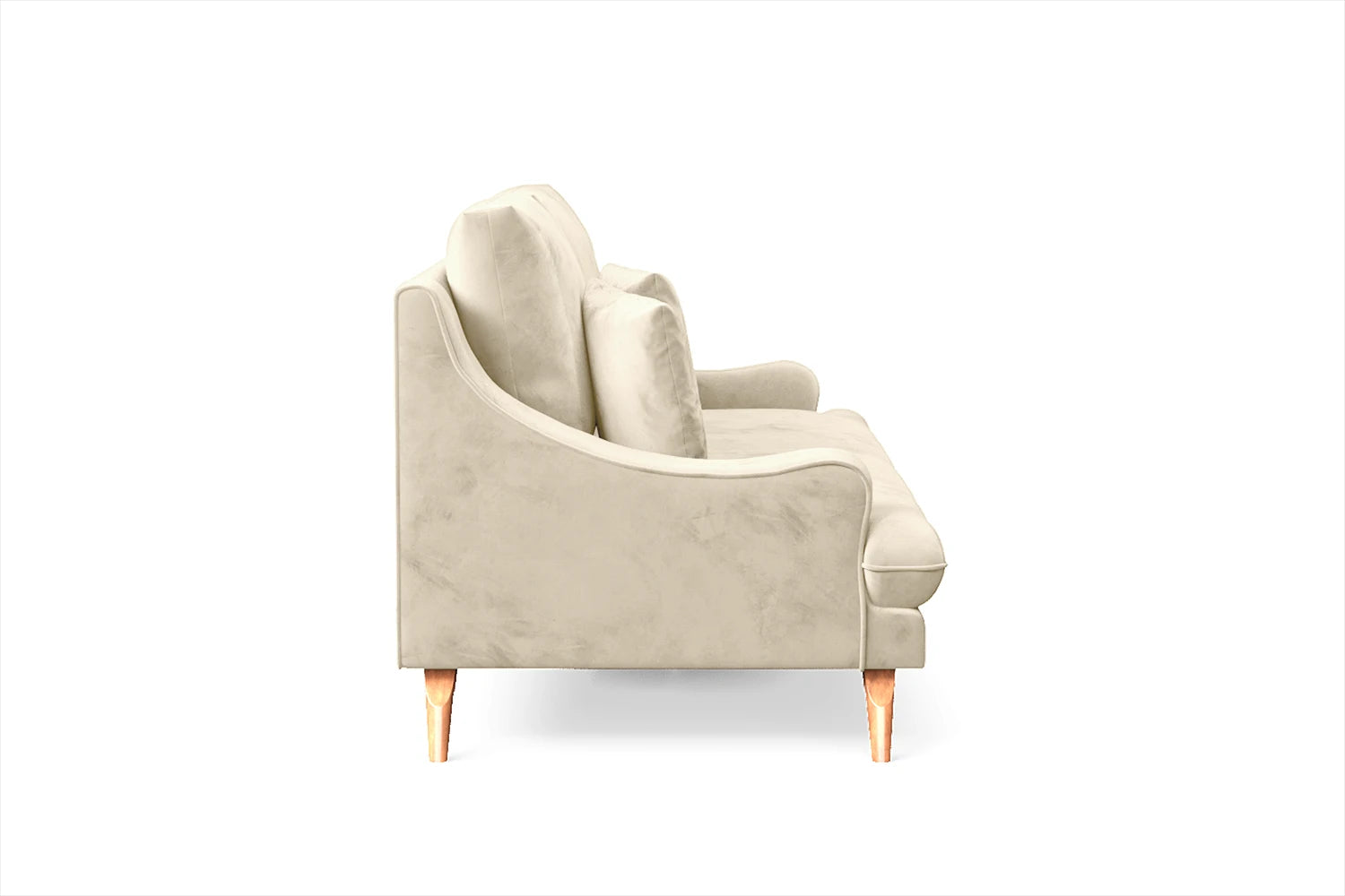 Savona 3 Seater Sofa Cream Velvet