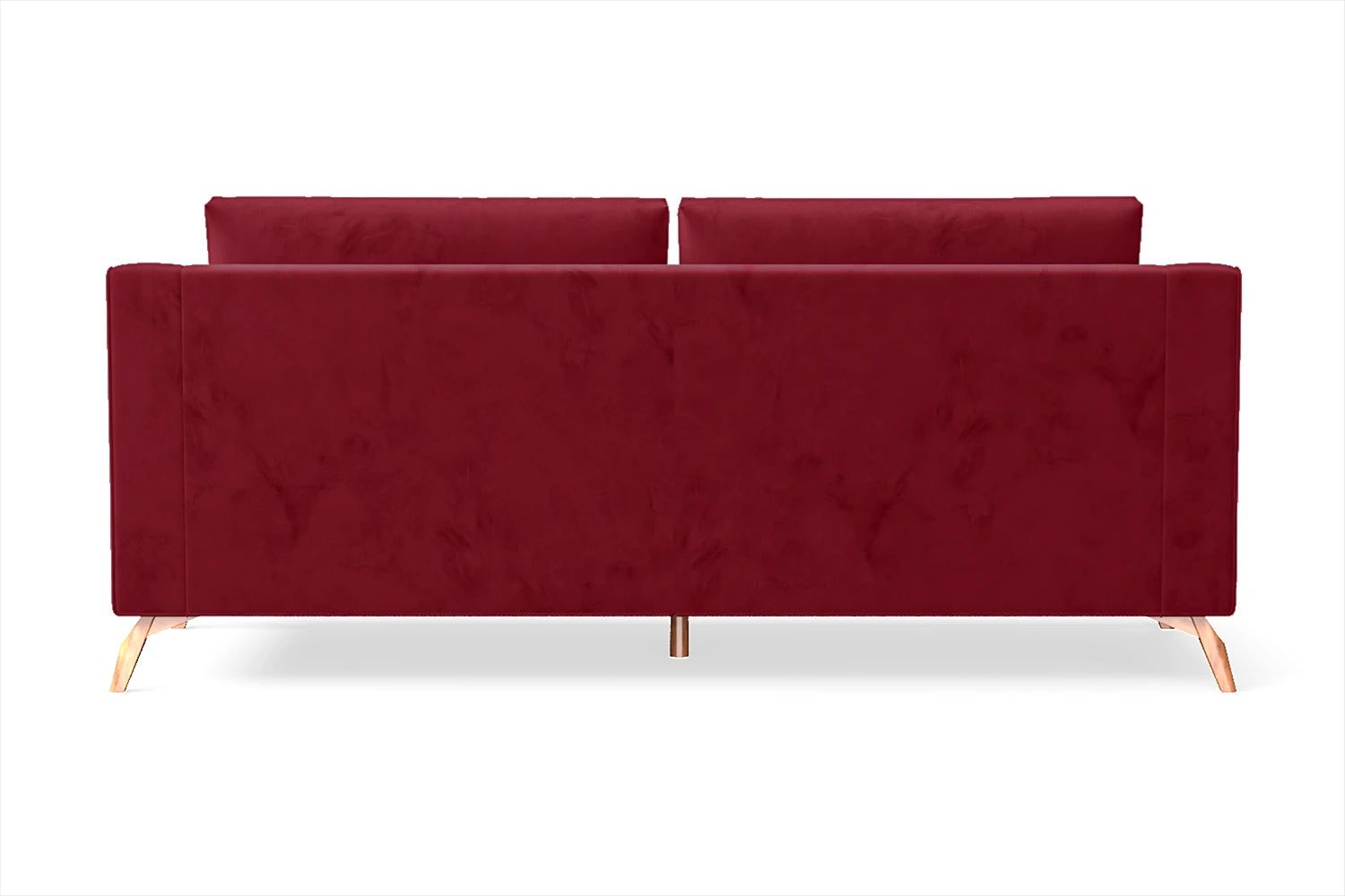 Savona 3 Seater Sofa Red Velvet