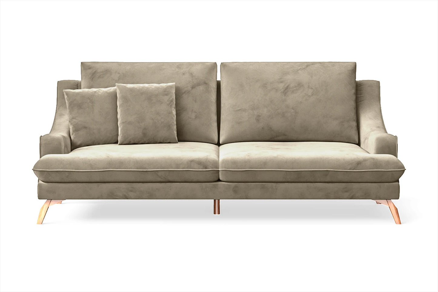 Savona 3 Seater Sofa Sand Velvet