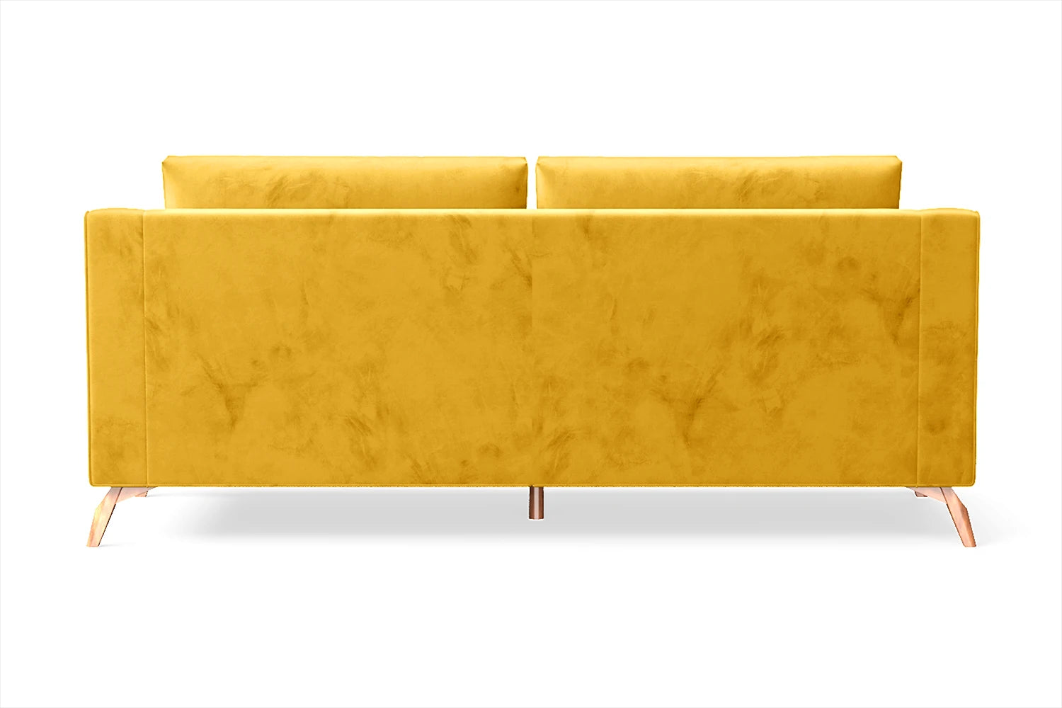 Savona 3 Seater Sofa Yellow Velvet