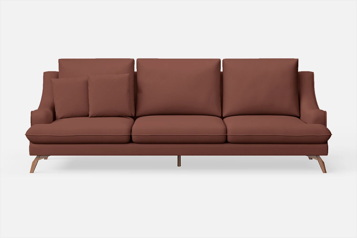 Savona 4 Seater Sofa Mauve Leather