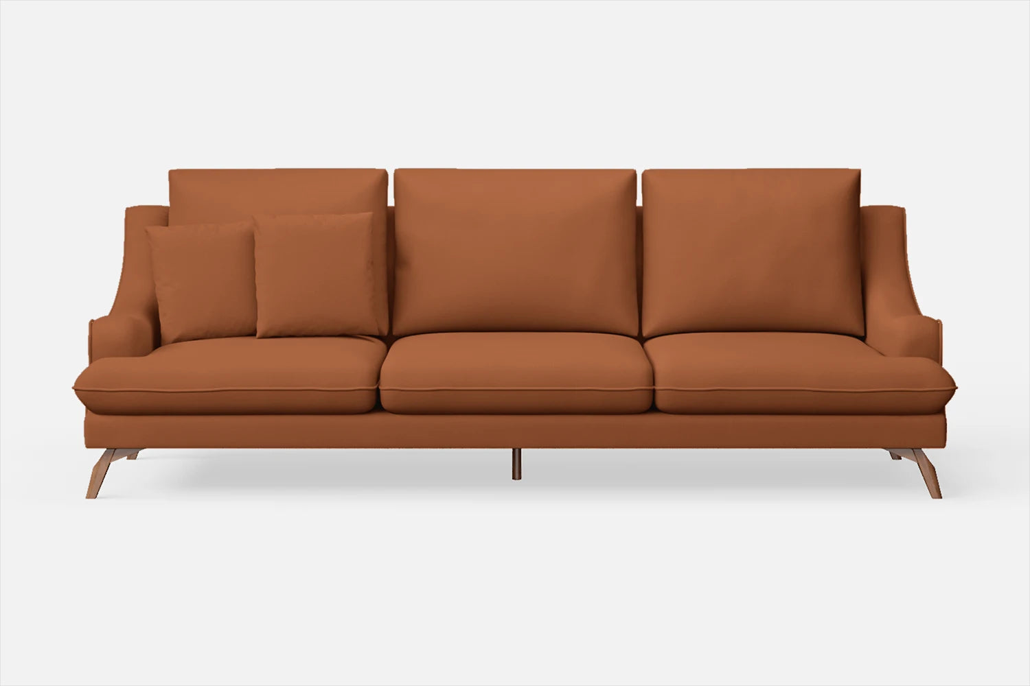 Savona 4 Seater Sofa Tan Brown Leather