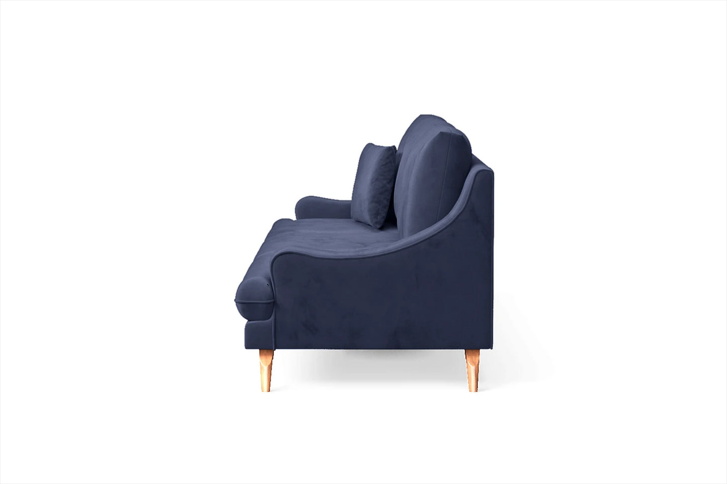 Savona 4 Seater Sofa Dark Blue Velvet