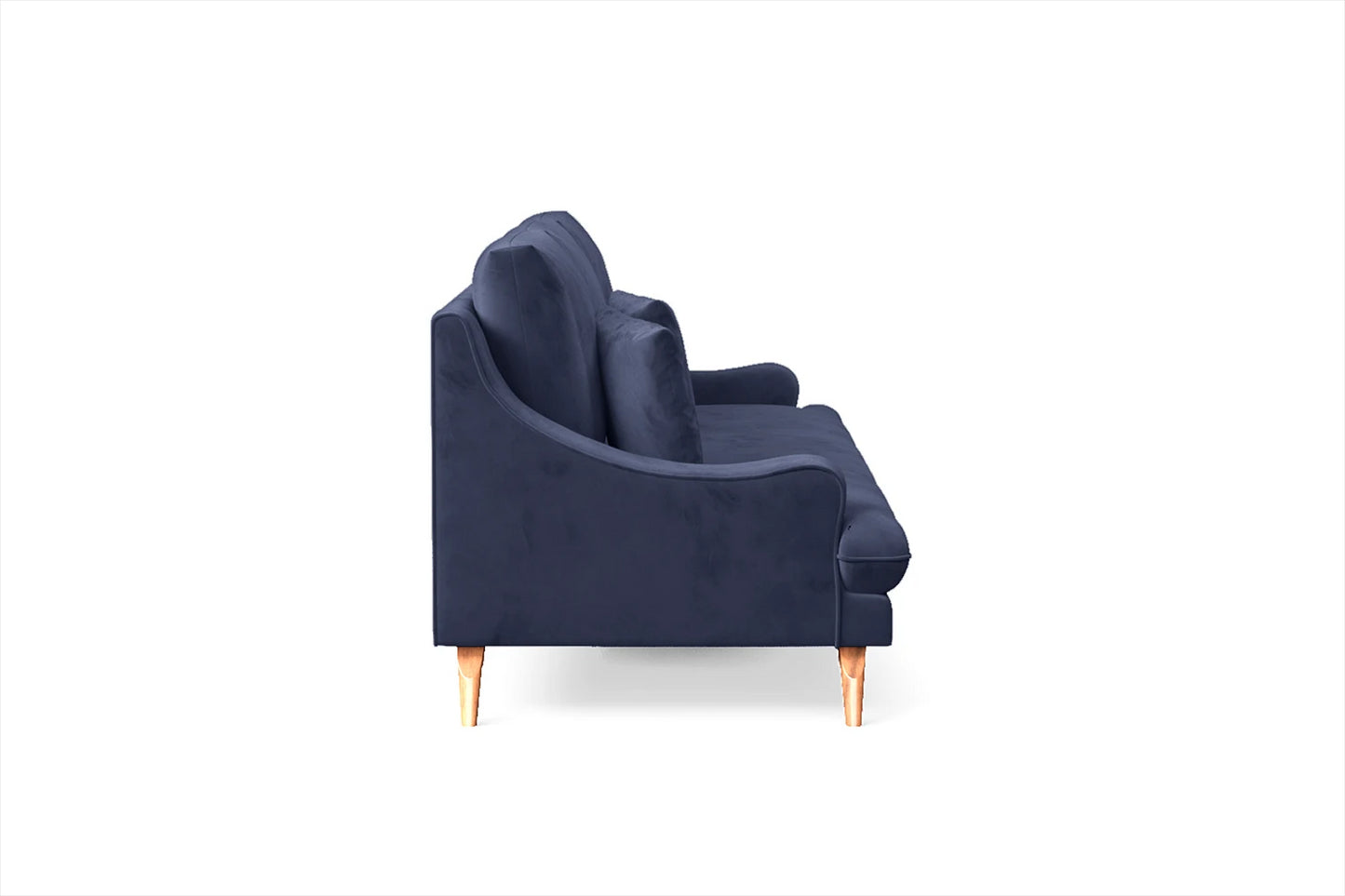 Savona 4 Seater Sofa Dark Blue Velvet